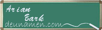Arian Bark Visitenkarte